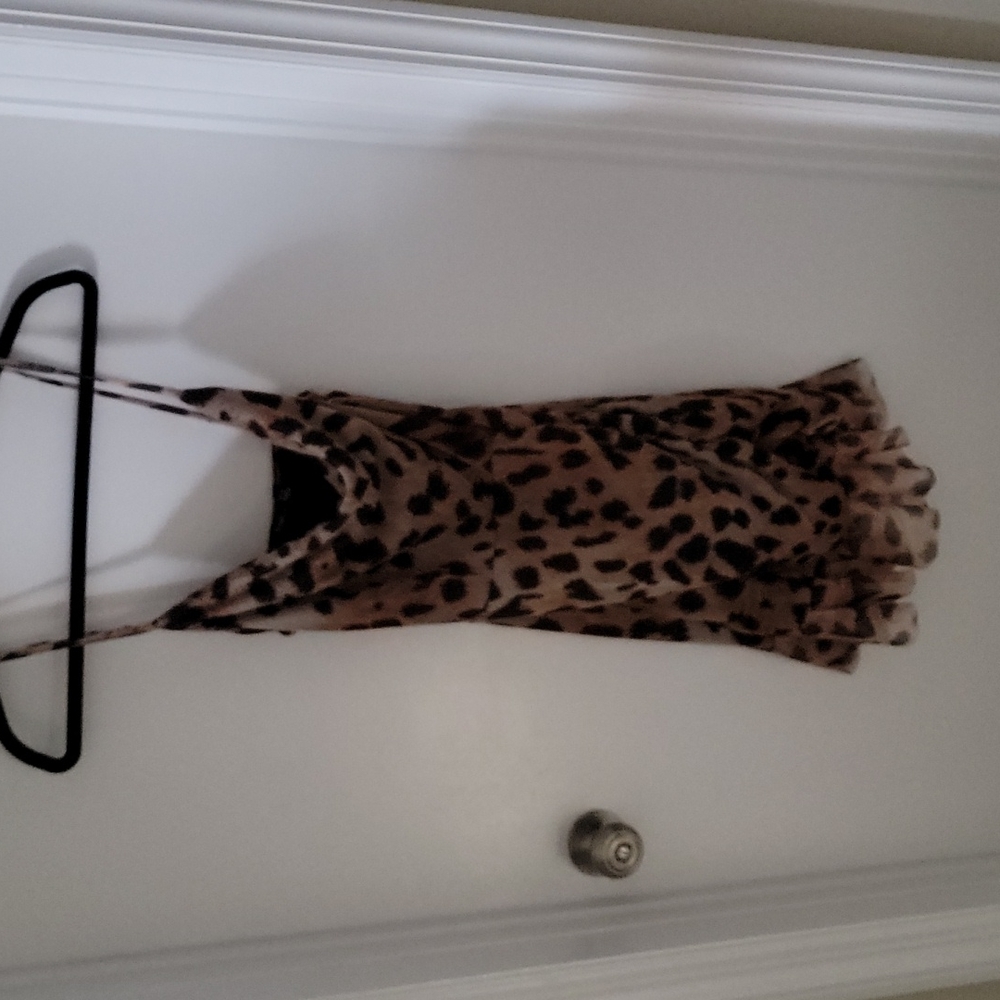 BooHoo Leopard Print Dress